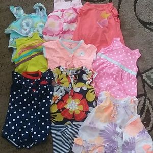 Girls Baby size 3 months outfits lot
